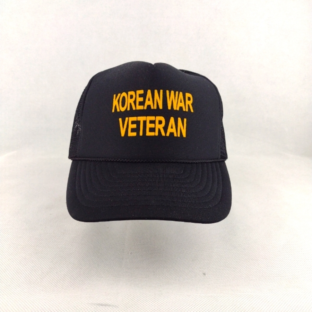 Black Korean War Veteran Hat